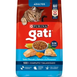 Purina - Gati Adultos (1 A 7 Años)^Alimento Gati sabor Pescado y Salmón 1kg