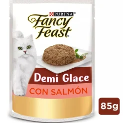 Fancy Feast - Purina Húmedos^Alimento húmedo Fancy Feast Demi Glace salmón 85g PACK 15 Unidades