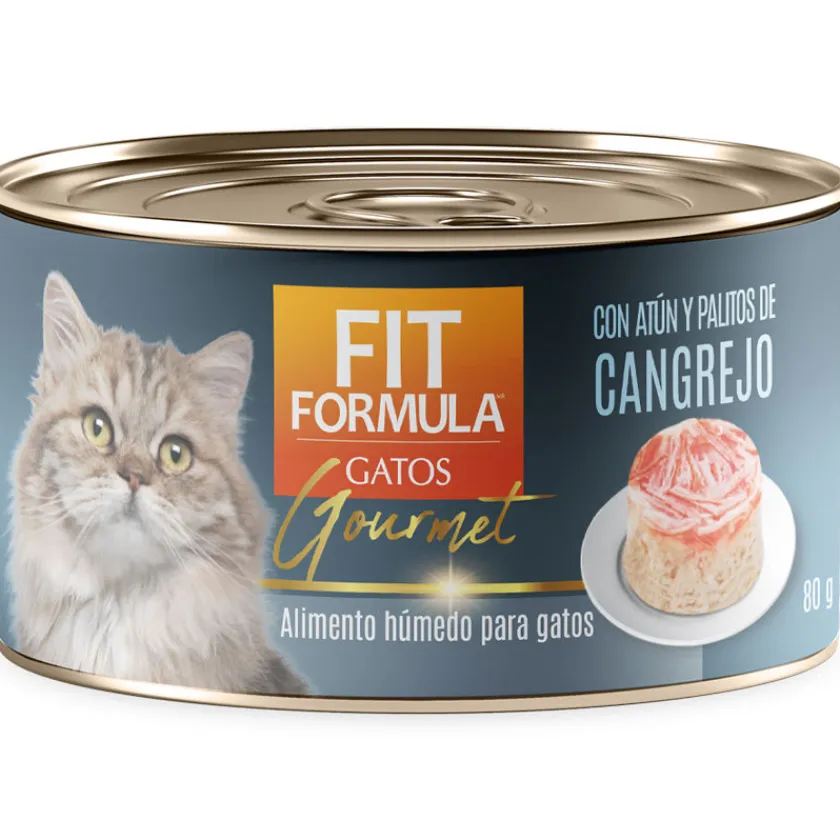 Fit Formula Húmedos^Alimento Húmedo Gato Gourmet Pack Sabores 12 un
