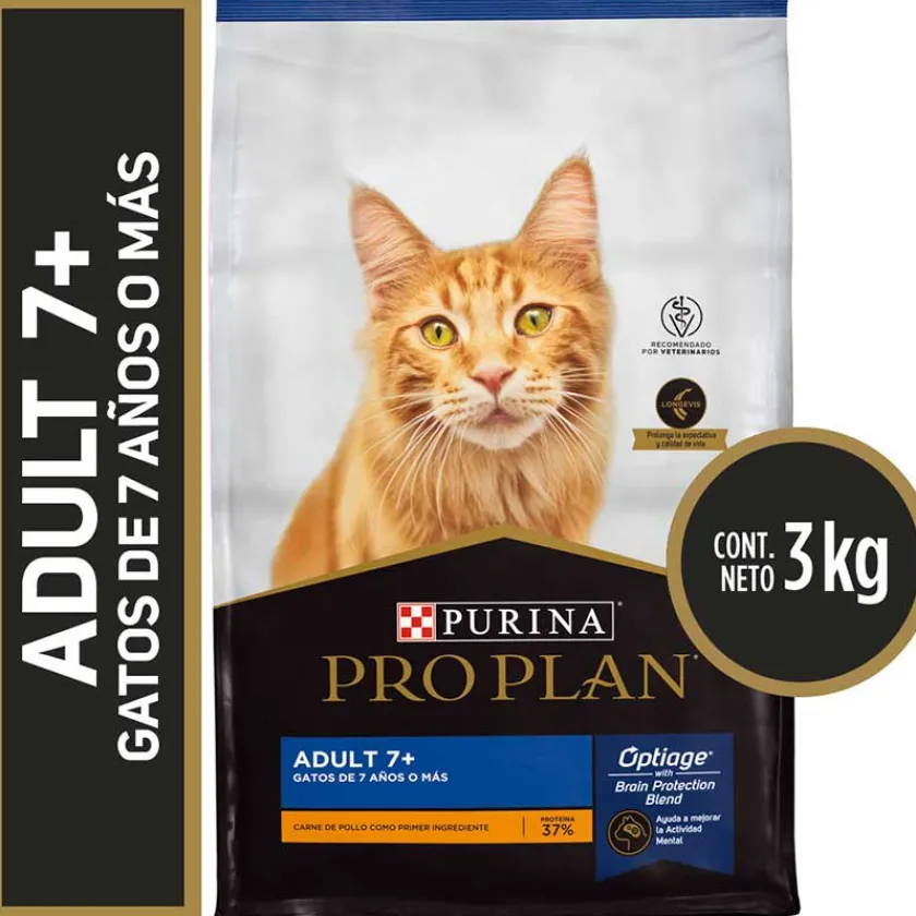 Pro Plan - Purina Senior (+7 Años)^Alimento para gatos Senior PURINA PRO PLAN Adult 7+