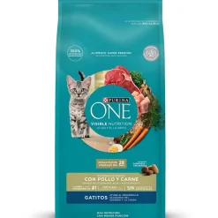 Purina One Gatitos (0 A 12 Meses)^Alimento seco para gato PURINA® ONE® Gatito Pollo y Carne