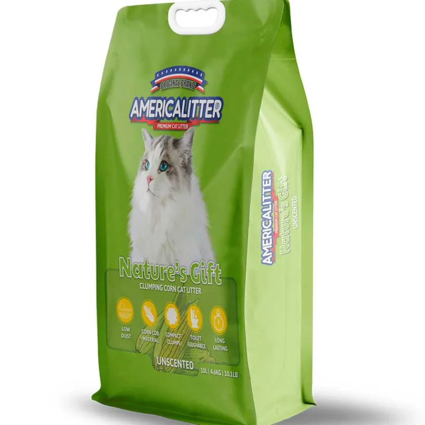 America Litter Arenas | Control Peso^Nature´s Gift Corn 4,6kg