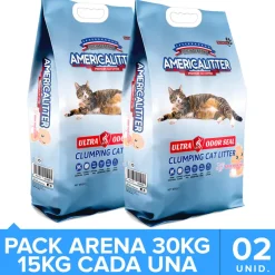 America Litter Arenas^Odor Seal Olor Talco Bebe Pack 30kg