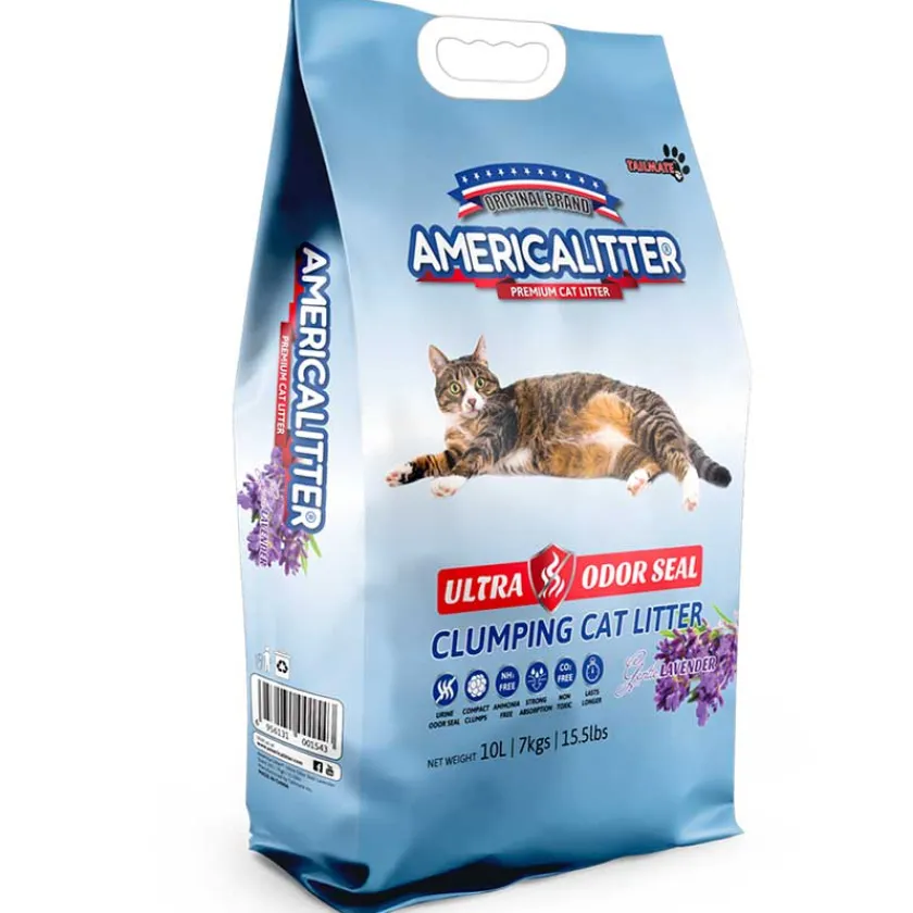 America Litter Arenas^Ultra Odor Seal Lavanda 7kg