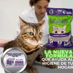 TOP K9 Arenas^Arena Aglutinante Topk9 Iones De Plata y carbón Activado Lavanda 10kg Con PALA de Regalo!