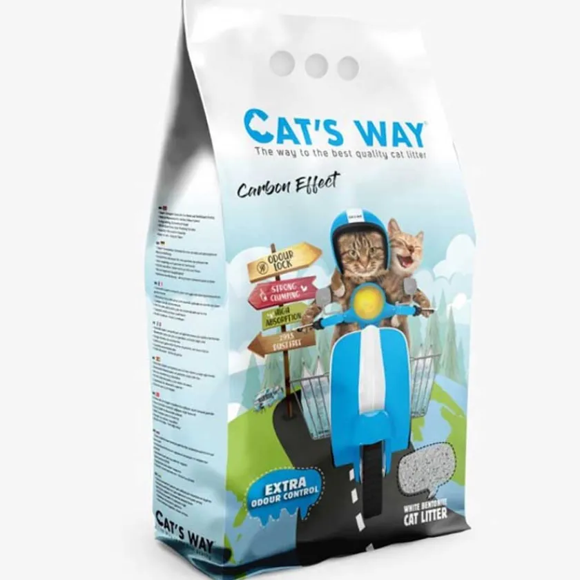 Cat Love Arenas^Arena Sanitaria Cats Way Con Carbono Activado 15.3kg