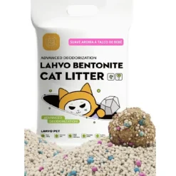 Arenas^Arena Sanitaria para Gatos Aroma Suave a Talco de Bebe PACK 20KG