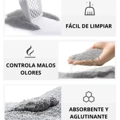 Arenas^Arena Sanitaria para Gatos Sin Aroma 10kg
