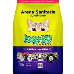 TOP K9 Arenas^Arena Sanitaria Topk9 con Aroma a Lavanda 4kg