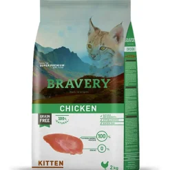 Bravery Gatitos (0 A 12 Meses)^Chicken Kitten Cat 2kg