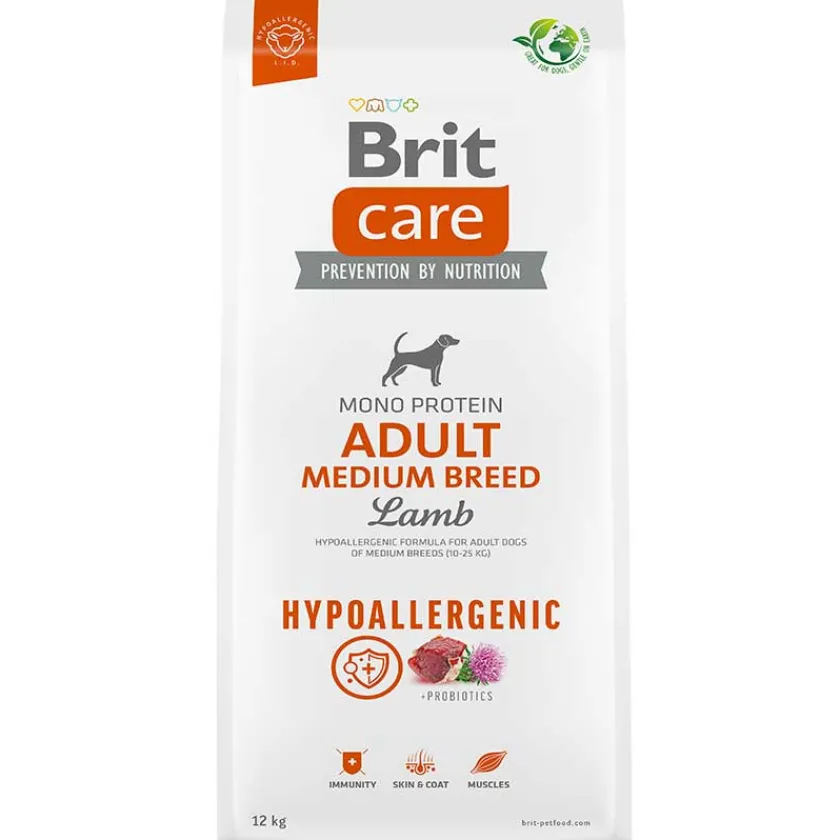 Brit Care Adultos (1 A 7 Años)^Adult Medium Breed Lamb Hypoallergenic 12kg