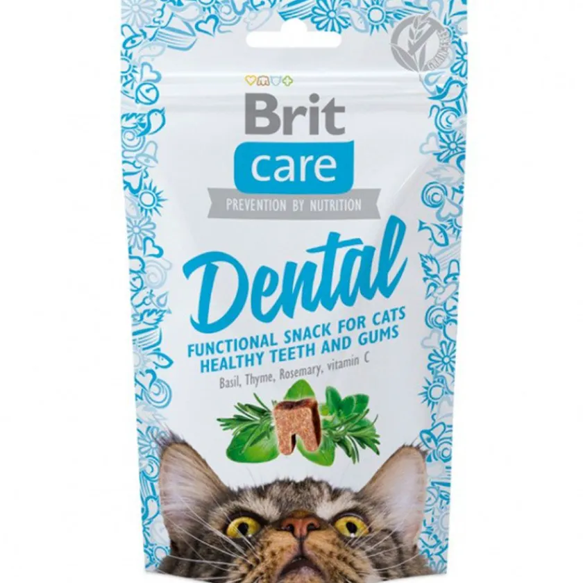 Brit Care Cuidado Dental | Funcionales^Cat Snack Dental 50gr