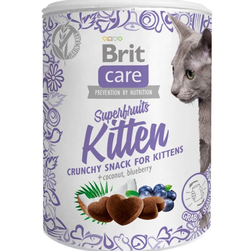 Brit Care Galletas^Cat Snack Superfruits Kitten 100gr