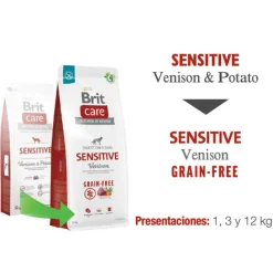 Brit Care Adultos (1 A 7 Años)^Dog Adult Sensitive Venado 12kg