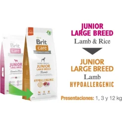 Brit Care Cachorros (0 A 12 Meses)^Dog Junior Large Lamb Hypoallergenic 12kg