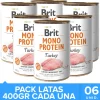Brit Care Húmedos^Mono Protein Pavo Pack 6 Unidades