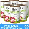 Brit Care Húmedos^Paté & Meat Duck - Pack 6 Unidades