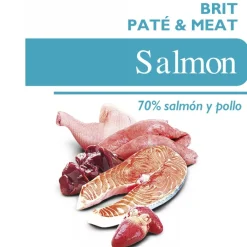 Brit Care Húmedos^Paté & Meat Salmón 400gr