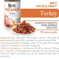 Brit Care Húmedos^Paté & Meat Turkey 800gr