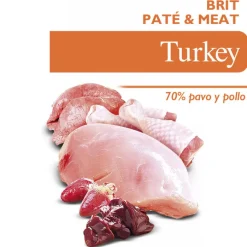 Brit Care Húmedos^Paté & Meat Turkey 800gr