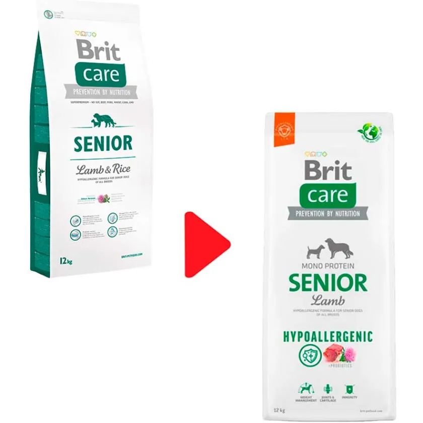 Brit Care Senior (+7 Años)^Senior Lamb & Rice 12kg
