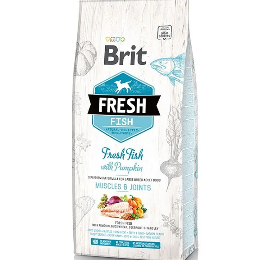 Brit Fresh Adultos (1 A 7 Años) | Productos Outlet^Pescado y Calabaza perros Adultos de raza grande 2.5kg