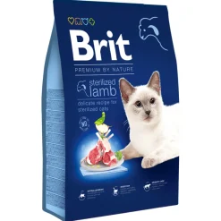 Brit Care Adultos (1 A 7 Años)^Brit Premium By Nature Cat Sterilized Lamb 8 kg