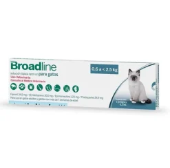Boehringer Antipulgas Y Garrapatas^Broadline Spot On Pipeta Gato 0.6-2.5Kg X 1 UNID