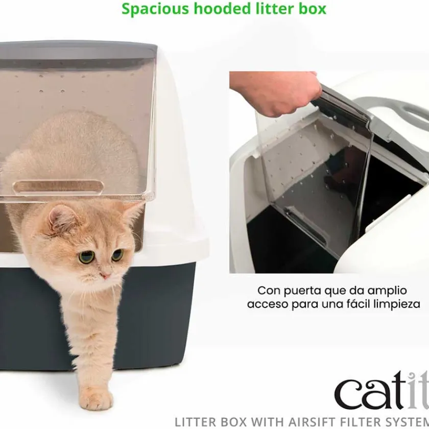 Cat it Areneros | Baños Sanitarios (areneros)^Baño Cubierta Gris