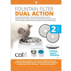 Cat it Comederos Y Fuentes De Agua^Filtros para Fuente Acero Inoxidable