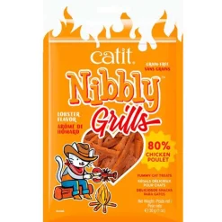 Cat it Naturales^Nibbly Grills Pollo y Langosta 30gr