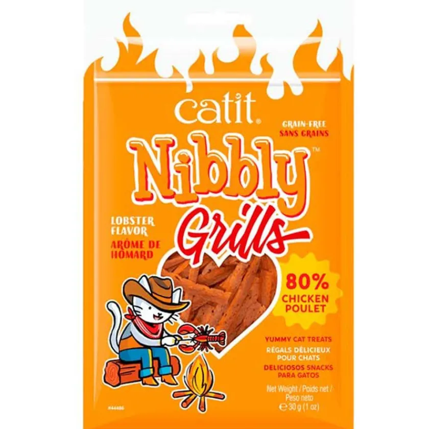 Cat it Naturales^Nibbly Grills Pollo y Langosta 30gr