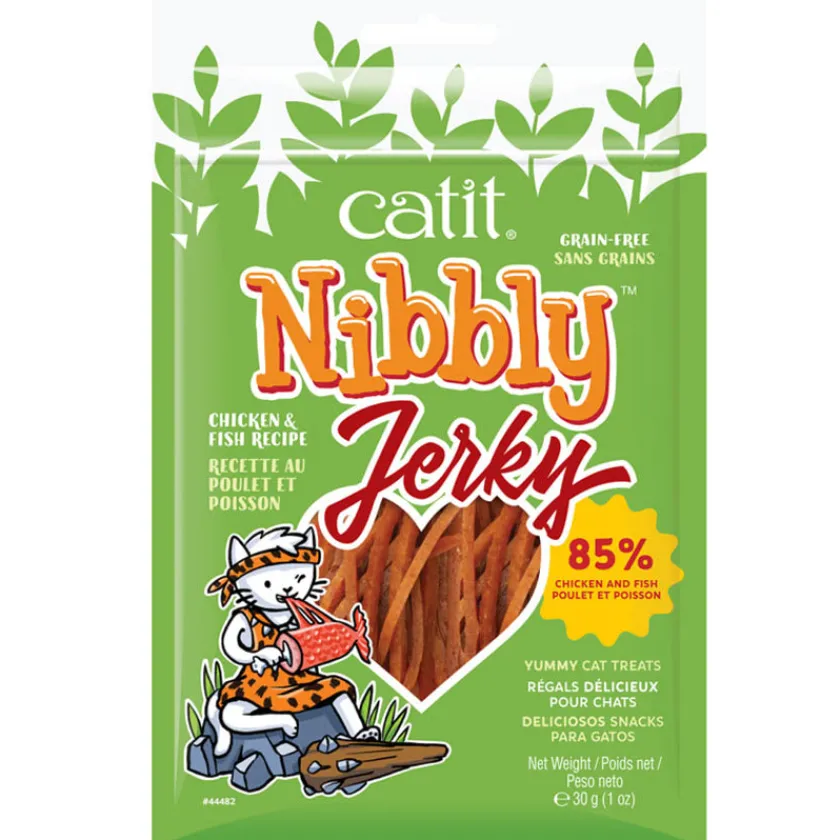 Cat it Naturales^Nibbly Jerky Pollo y Pescado 30gr