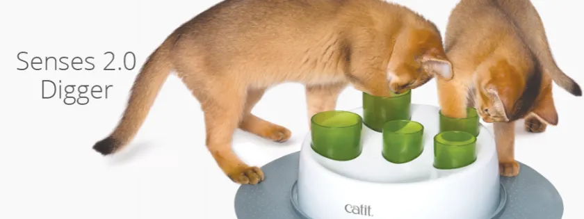 Cat it Comederos Y Fuentes De Agua | Juguetes^Senses 2.0 Digger