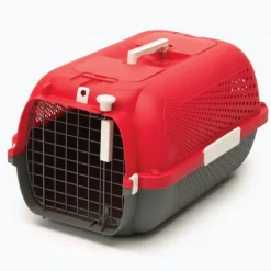 Cat it Casas Y Transportadoras Para Gatos | Casas Y Transportadoras Para Perros^Transportador Voyageur Color Cereza Medium
