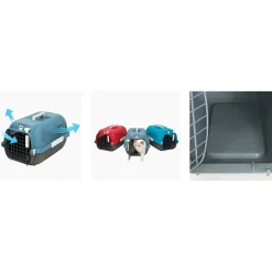 Cat it Casas Y Transportadoras Para Gatos | Casas Y Transportadoras Para Perros^Transportador Voyageur Color Turqueza Small