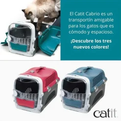 Cat it Casas Y Transportadoras Para Gatos | Casas Y Transportadoras Para Perros^Transportadora Cabrio Turqueza