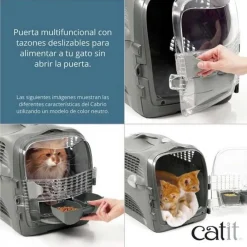 Cat it Casas Y Transportadoras Para Gatos | Casas Y Transportadoras Para Perros^Transportadora Cabrio Turqueza