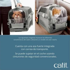 Cat it Casas Y Transportadoras Para Gatos | Casas Y Transportadoras Para Perros^Transportadora Cabrio Turqueza