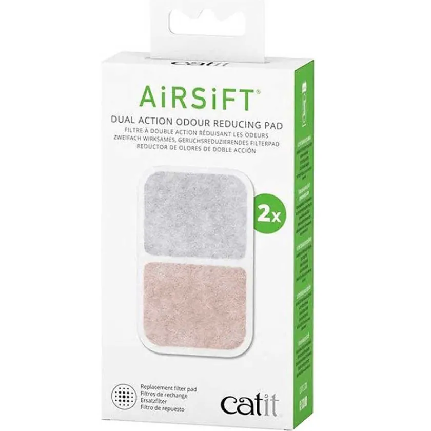 Airsift Higiene Y Aseo^Catit Filtro Purificador Doble Accion x2 Filtro