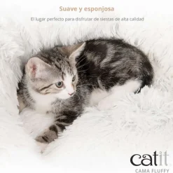 Cat it Camas^Catit Cama para gatos Fluffy Gris
