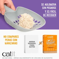 Cat it Arenas | Castrados^Catit Go Natural Arena Con Aroma a Vainilla 5,6 Kg