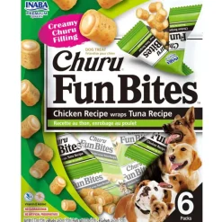 Inaba Galletas Y Snacks^Churu Fun Bites Perro Sabor Atun 132gr
