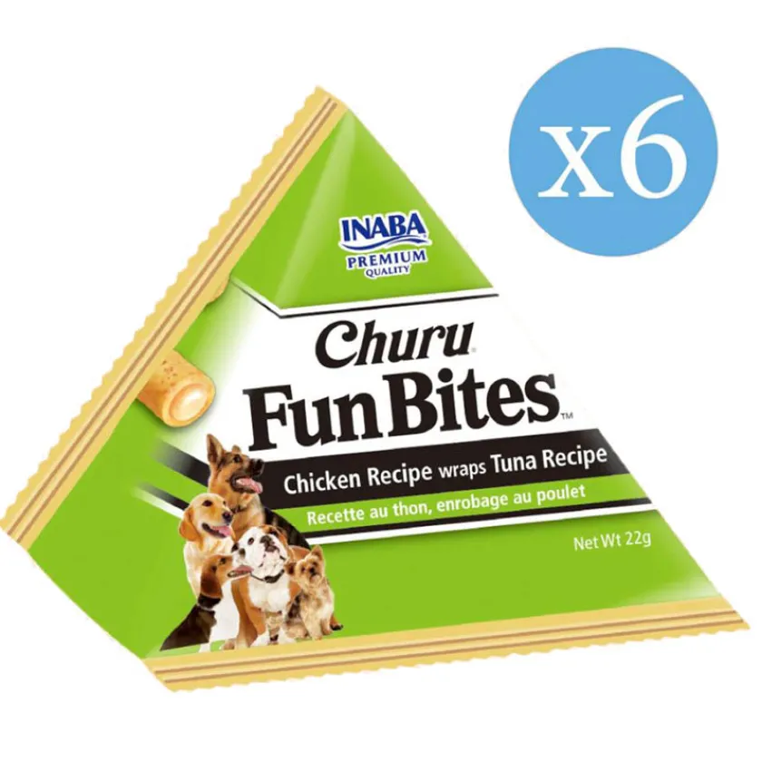 Inaba Galletas Y Snacks^Churu Fun Bites Perro Sabor Atun 132gr