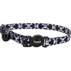 Arnes, Collares, Correas | Productos Outlet^Coastal Fashion Collar Black Skulls Cat