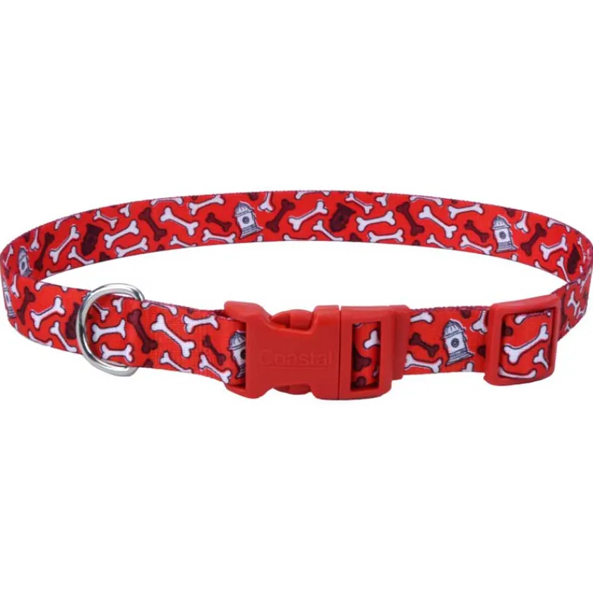 Coastal Arnes, Collares Y Correas | Adultos (1 A 7 Años)^Style Red Bones Collar para Perros Talla M