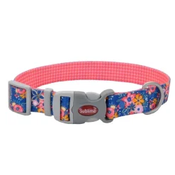 Zeus Arnes, Collares Y Correas^Coastal Sublime Collar Para Perro Flower Pink XS