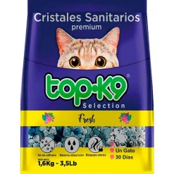 TOP K9 Limpiadores Y Desodorantes | Neutralizador De Olores^Cristales Sanitarios Fresh TopK9 1.6kg