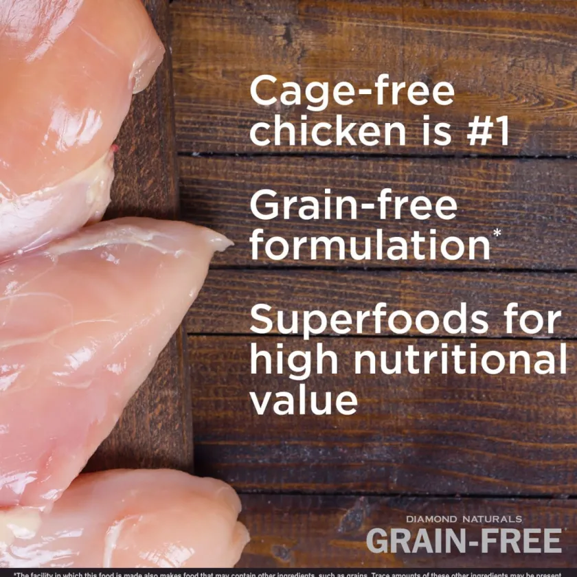 Diamond Naturals Senior (+7 Años)^Dog Chicken And Sweet Potato Grain Free 6.35 Kg