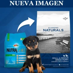 Diamond Naturals Cachorros (0 A 12 Meses)^Dog Puppy Small Medium Breed Chicken Rice 7.5kg